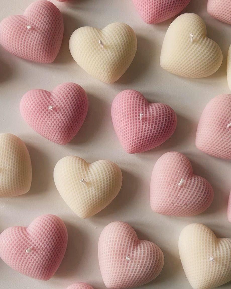 Earth Shells Love Heart Candle - Image 2