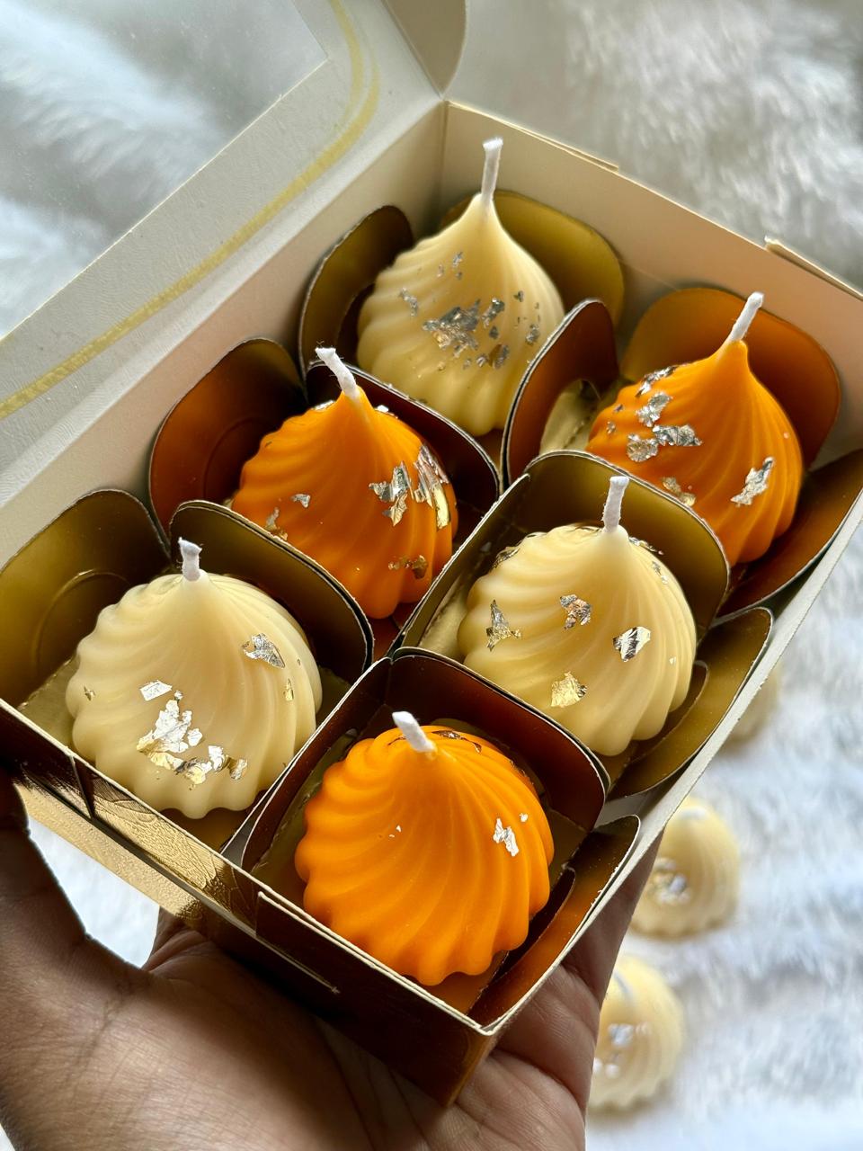 Earth Shells Modak Glow Candle