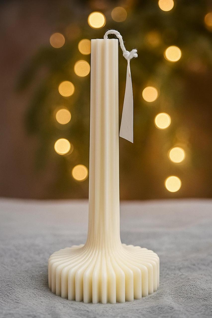 Earth Shells Premium Lantern Pillar Candle